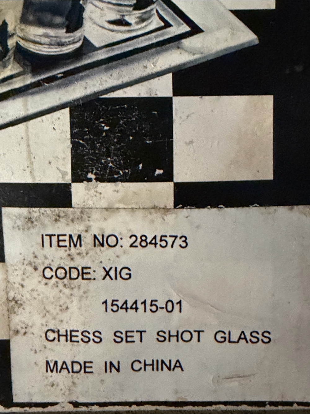 Glass Chess Drinking Game Set. - Picture 5 of 5